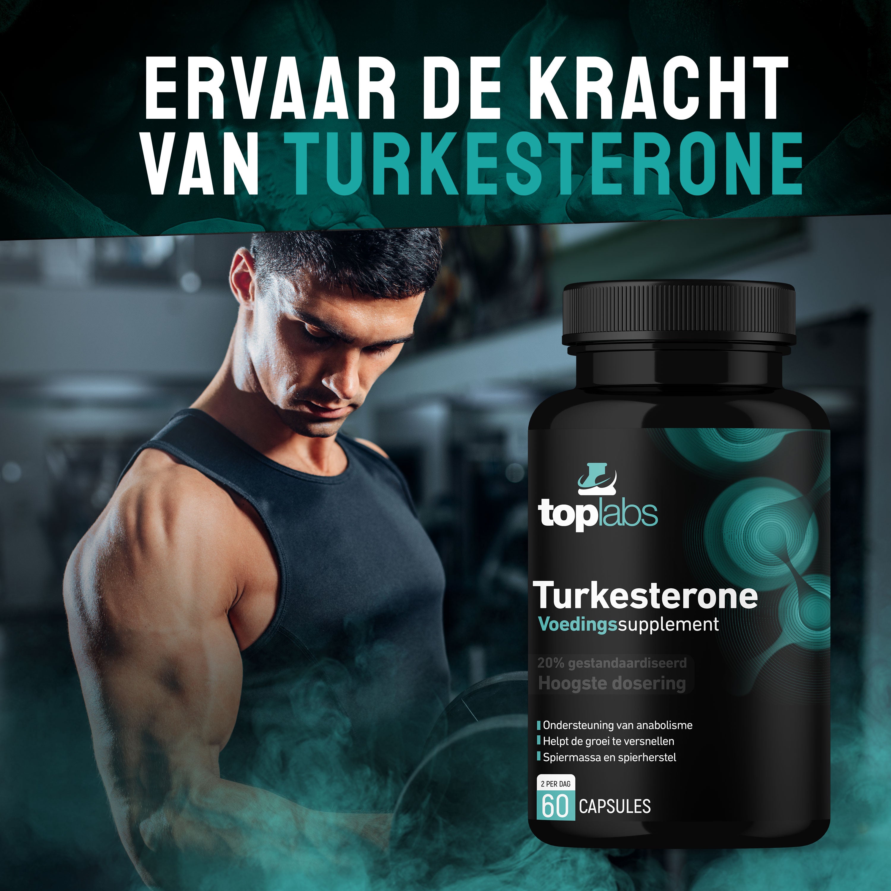 TopLabs Turkesterone - 20% Gestandaardiseerd