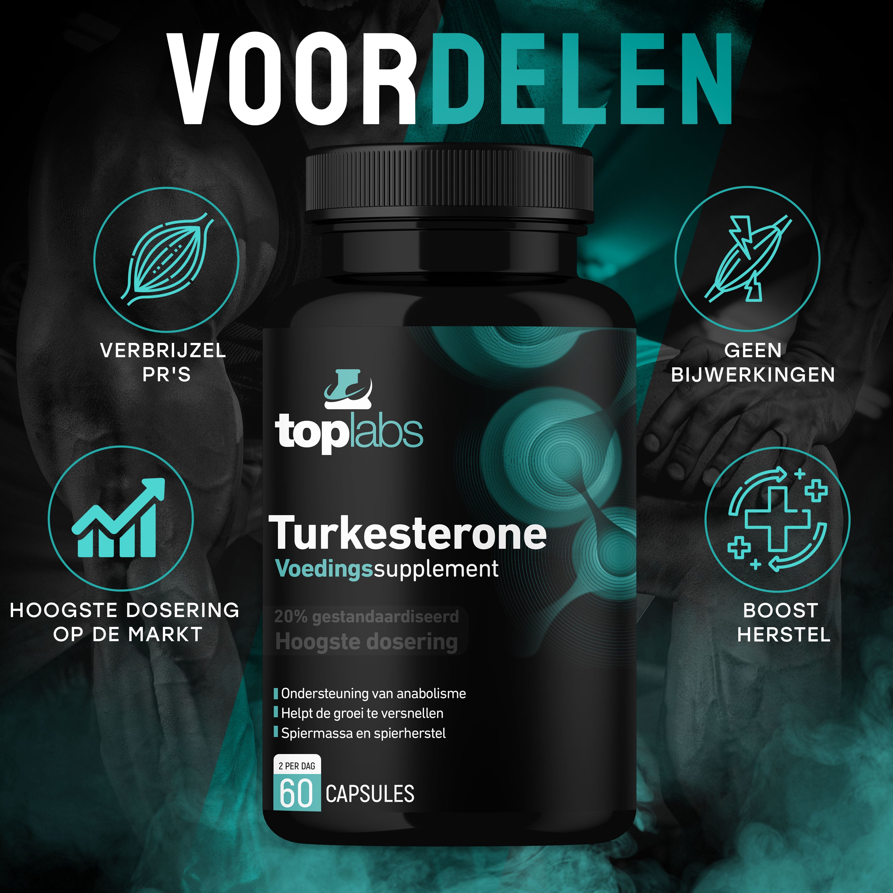 TopLabs Turkesterone - 20% Gestandaardiseerd